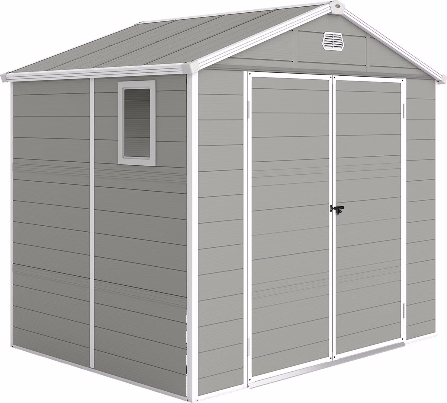 Capannone per attrezzi da esterno, 4,1 m², polipropilene, 240x190x228 cm