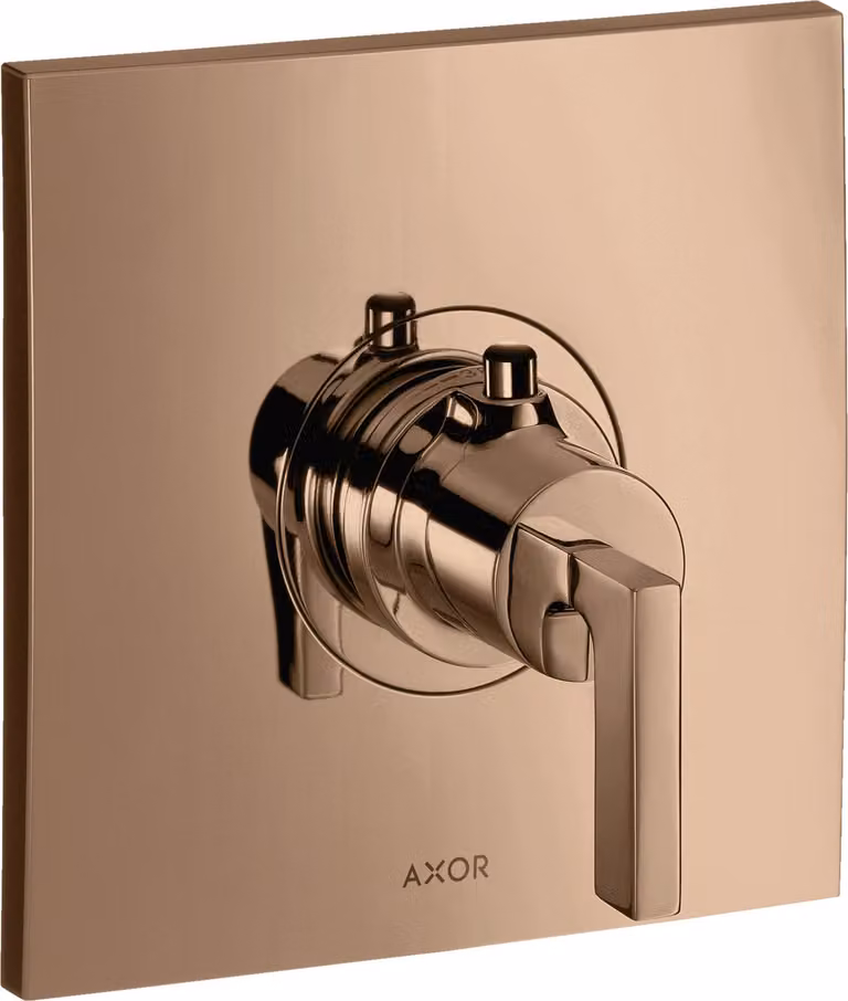 hansgrohe AXOR Citterio Thermostat 59 l/min Thermostat encastré à haut débit, poignée à levier, 39711300, 39711300