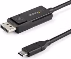 Convertitore Bidirezionale da USB C a DisplayPort 1.2 Startech.Com Black CDP2DP2MBD