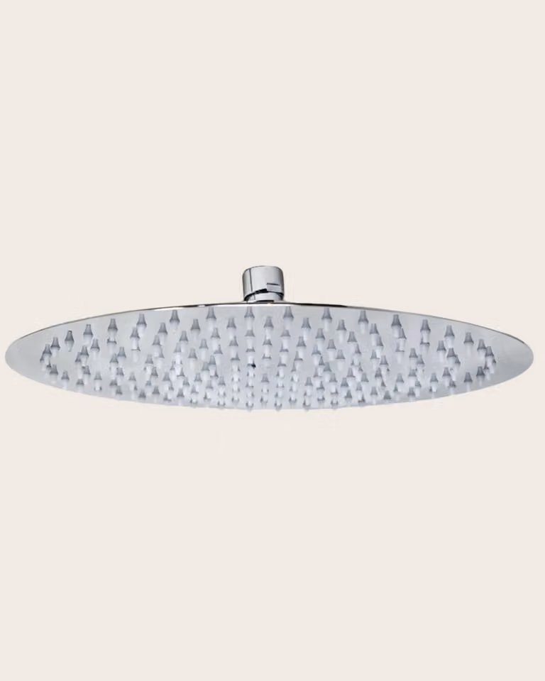 Soffione Doccia 30 cm tondo Slim 2 mm in Acciaio Smart