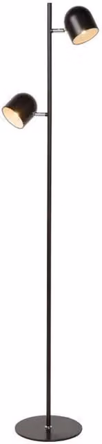 Lampada terra Lucide Skanska LED nera 5W 3000K 450lm