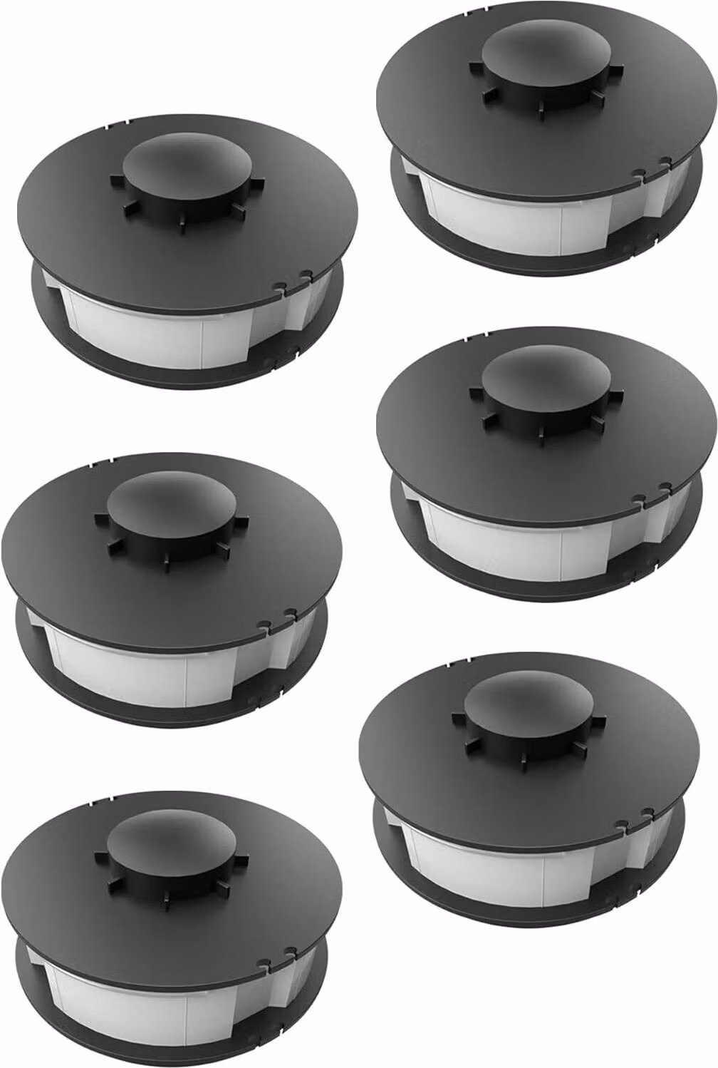 6 bobine di ricambio a doppio filo compatibili con il tagliaerba elettrico EINHELL GC-ET4530