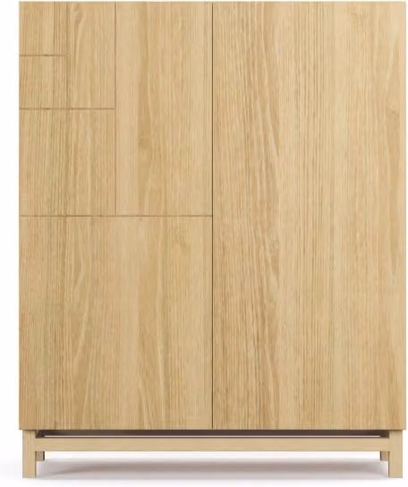 Scarpiera Herdasa effetto rovere dorato 112x90x27