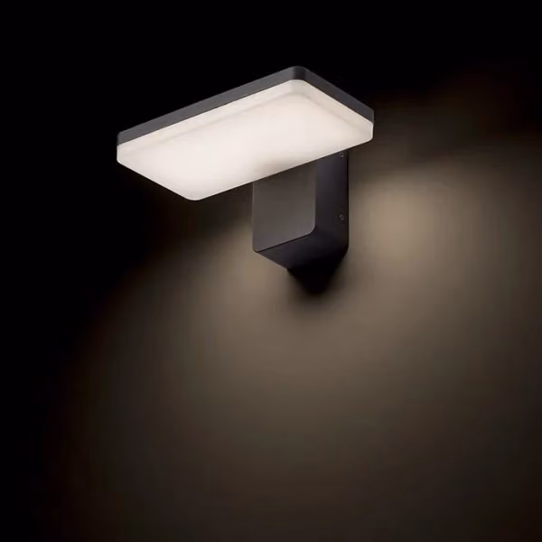 Lampada applique da parete RINA grigio antracite con tecnologia LED 12W 3000K IP65 per esterno e giardino – 2