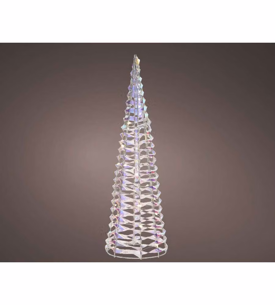 Lumineo LED Cone Blu - Luminoso con Timer e LED - 80 cm