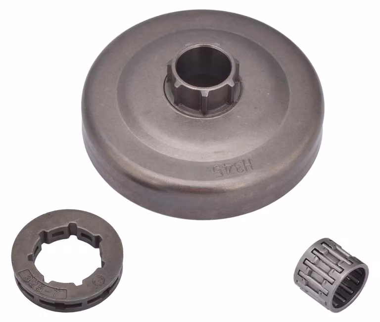 Elzusha - Pignone a catena 325"/7T - Per motosega - Tamburo della frizione - Cerchio del pignone - Cuscinetto a gabbia - Mini a 7 scanalature (19mm) - Catena
