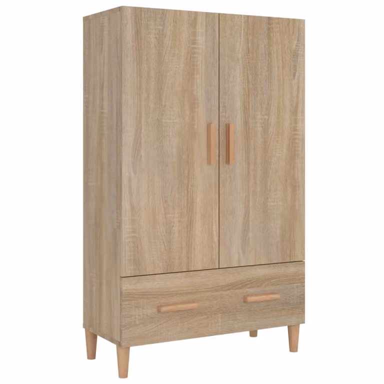 Credenza Rovere Sonoma 70x31x115 cm in Legno Multistrato
