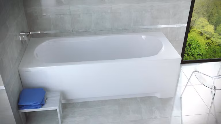Bad Rechteck Badewanne Modern Badezimmer Wanne Acryl Duschwand Badewanne Wannen