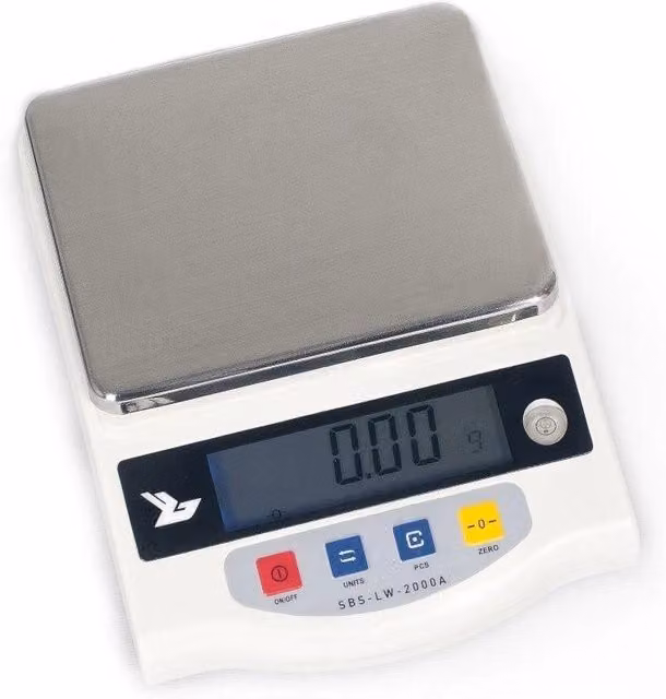 Bilancia digitale di precisione professionale per uso cucina e laboratorio 2000 g / 0,01 g - LCD 3414129