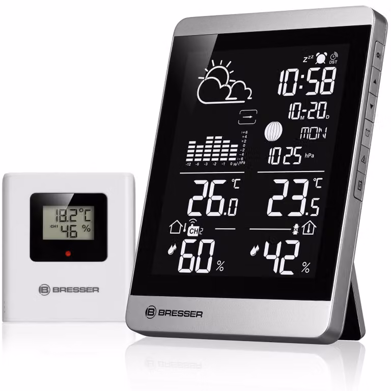 Stazione meteorologica Bresser ClimateTemp NDV NEO, wireless, con sensore esterno