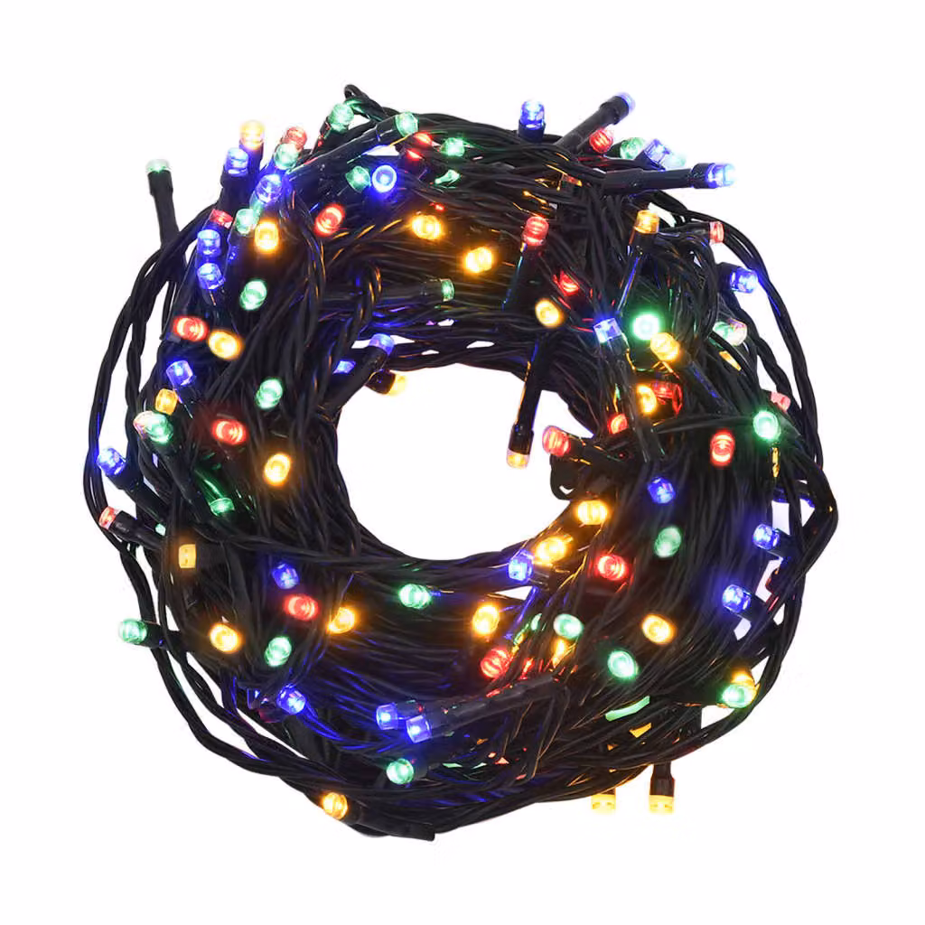 Stringa di Luci con 400 LED Multicolore 40 m 8 Effetti Luce