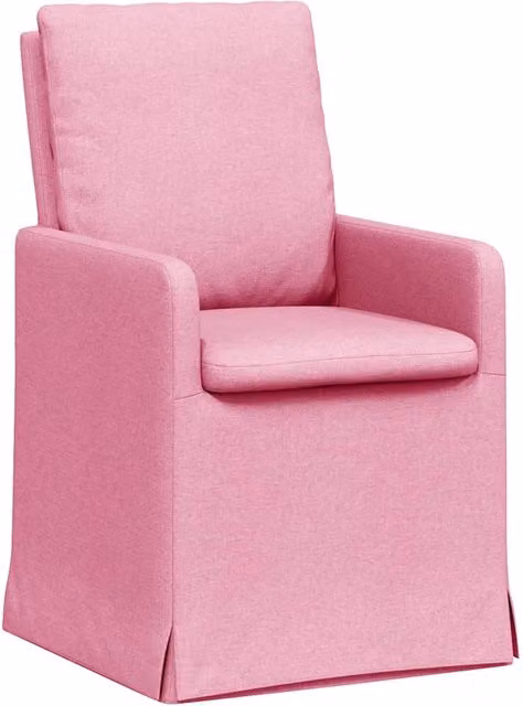 Sedie da pranzo 2 pz | Sedie da cucina Rosa 57 x 67 x 98 cm Tessuto