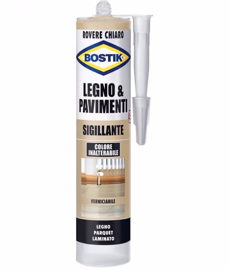 Bostik Silicone per legno, 300 ml, per parquet, mobili, per appassionati del fai da te