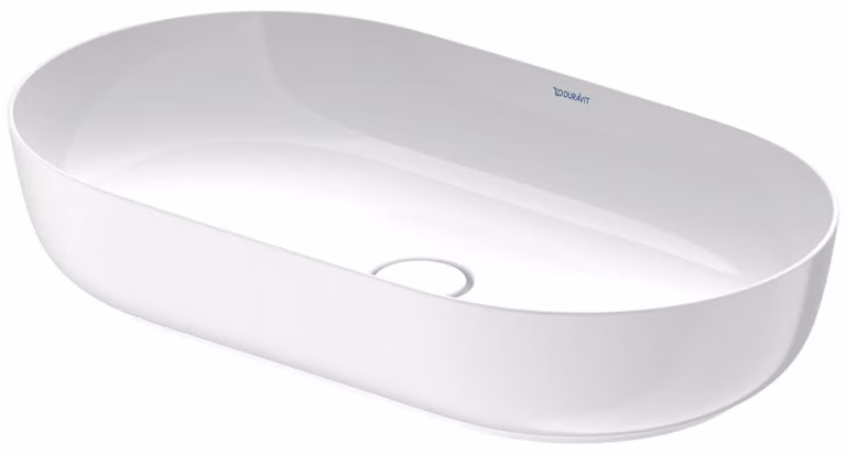 Duravit Luv vasque à poser 70x40cm, sans trop-plein, sans percement pour robinetterie, meulé, 0379700000, 0379700000