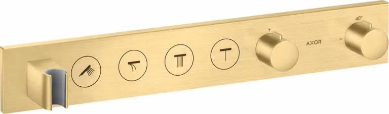 hansgrohe AXOR ShowerSolutions module de thermostat Select 600/90, encastré, 4 consommateurs, kit complet, 18357950, 18357950