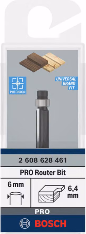 Fresa a smussare Bosch PRO 6x6,35x54 mm