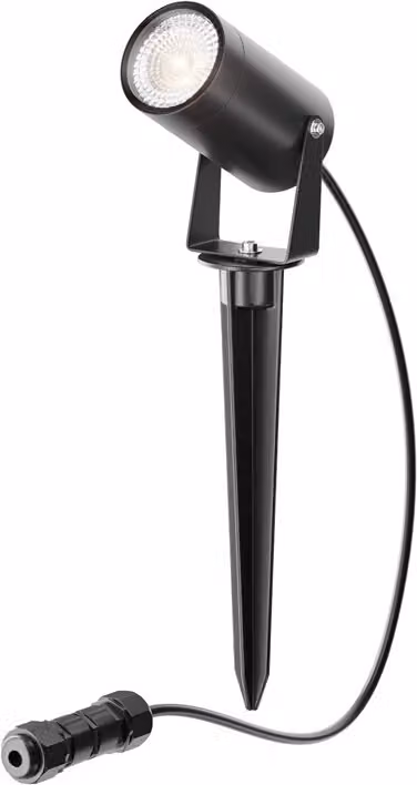 Palo di illuminazione con proiettore a picchetto Maytoni Outdoor Scope Maytoni O025FL-01B