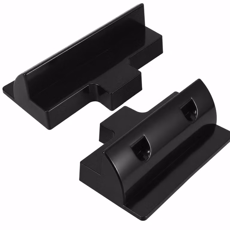 Kit di supporti per pannelli solari, confezione da 2, con spoiler in ABS da 180 mm