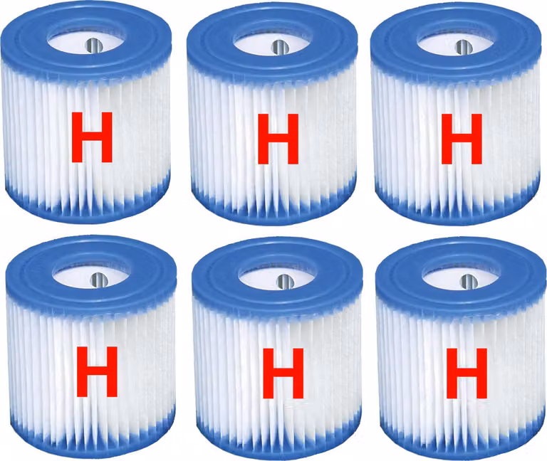 6 x cartuccia filtro Intex per filtro piscina Quick Up cartuccia filtro di ricambio 29007
