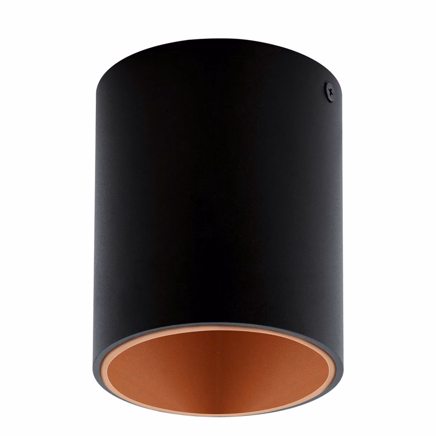 Plafoniera Minimal Polasso Alluminio Nero Luce Led Integrato 3,3W Ip20