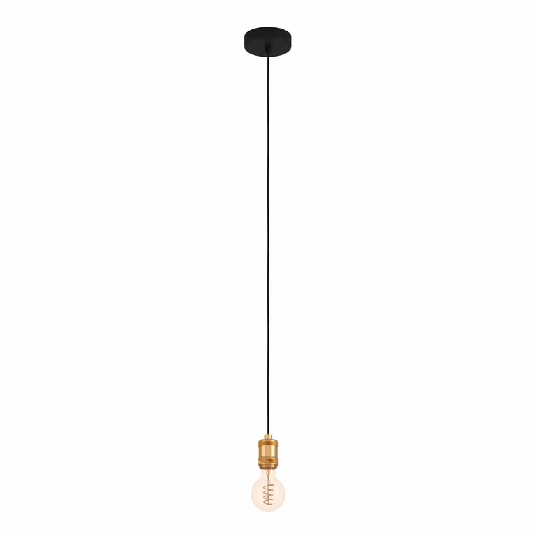 Eglo 43803 YORTH E27 lampada a sospensione Ø50mm nero brunito