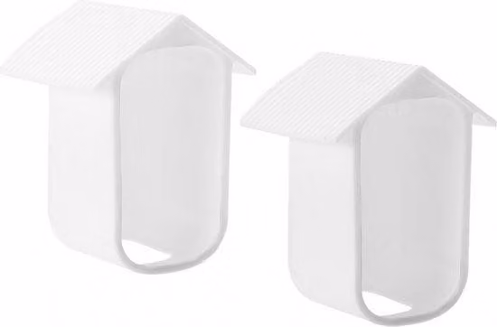 Tubo protettivo in silicone per telecamera di sorveglianza, impermeabile, resistente ai raggi UV, morbido e durevole, confezione da 2 pezzi, compatibile con eufyCam 2C/2C Pro, sistema di sicurezza domestica