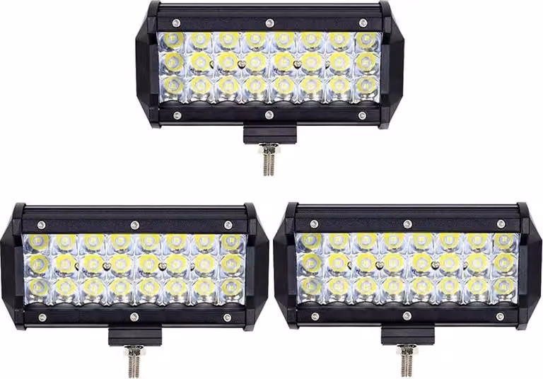 3X 72W LED barra faro da lavoro, Greenmigo IP67 faro da lavoro ausiliario LED proiettore luce di lavoro