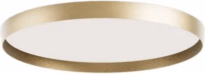 ACELIA P/P Lampada a Soffitto 30W LED Dimmerabile Taglio di Fase Biemissione in Alluminio Oro Spazzolato - Gealuce