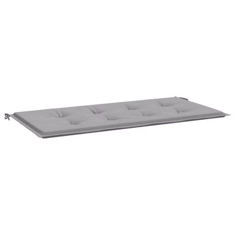 Cuscino per Panca Grigia 120x50x4 cm in Tessuto Oxford