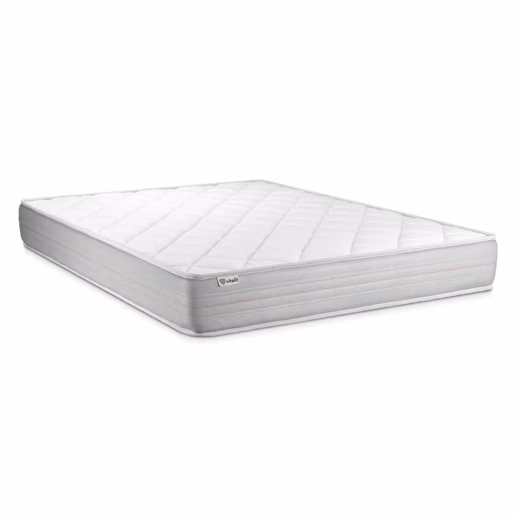 Materasso in memory foam viscoelastic Vitalmemo, colore bianco, L 140 cm x P 220 cm x H 18 cm – 2