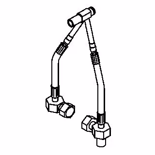Geberit GE tubazioni per Flushcontrol 599550/650