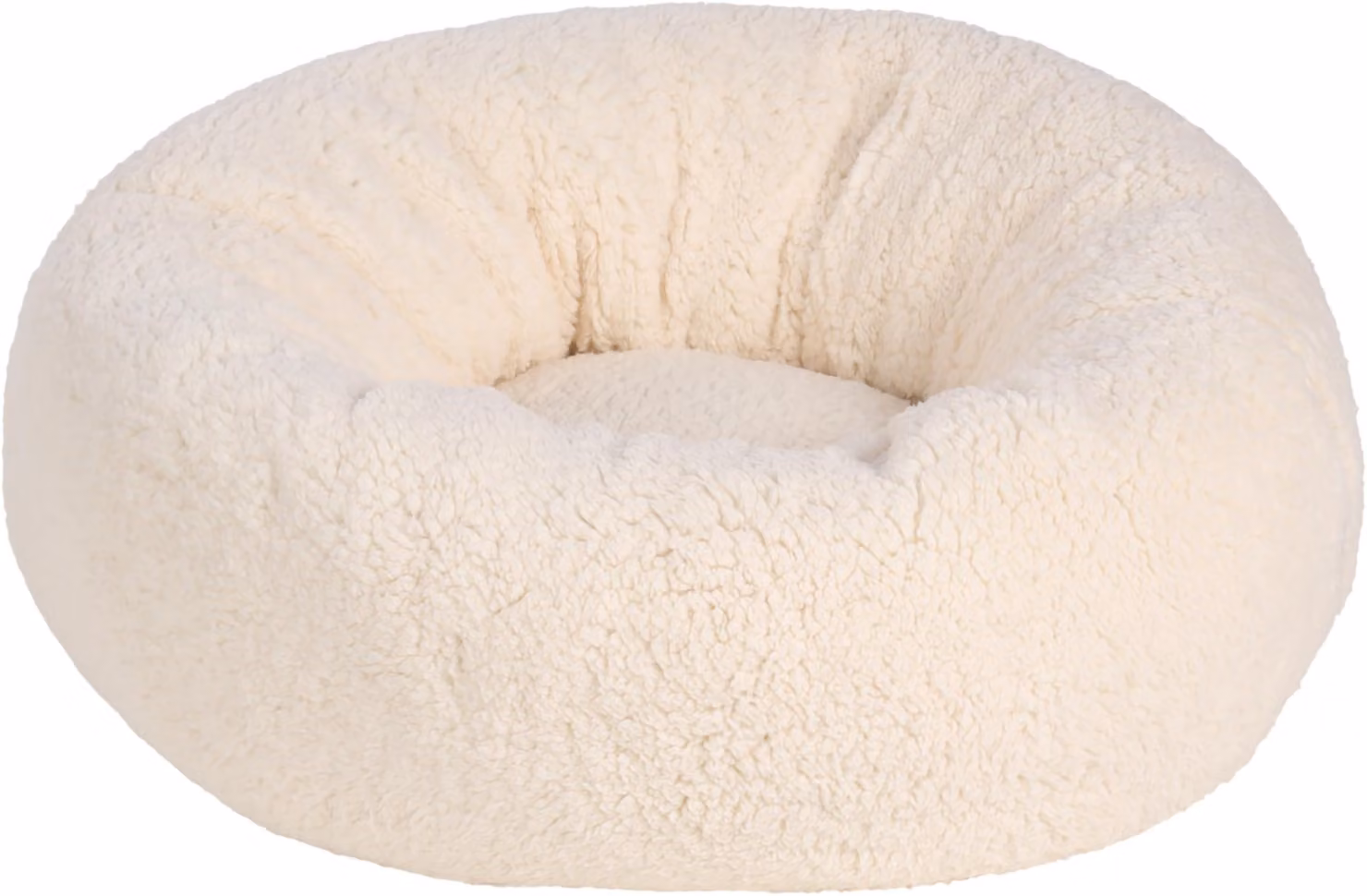 Cestino Flamingo Felpa rotondo bianco 45 cm