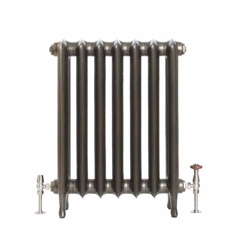 Radiatore Tradizionale in Ghisa Colonne Ovali Ottone Classico 760x588mm - Erté