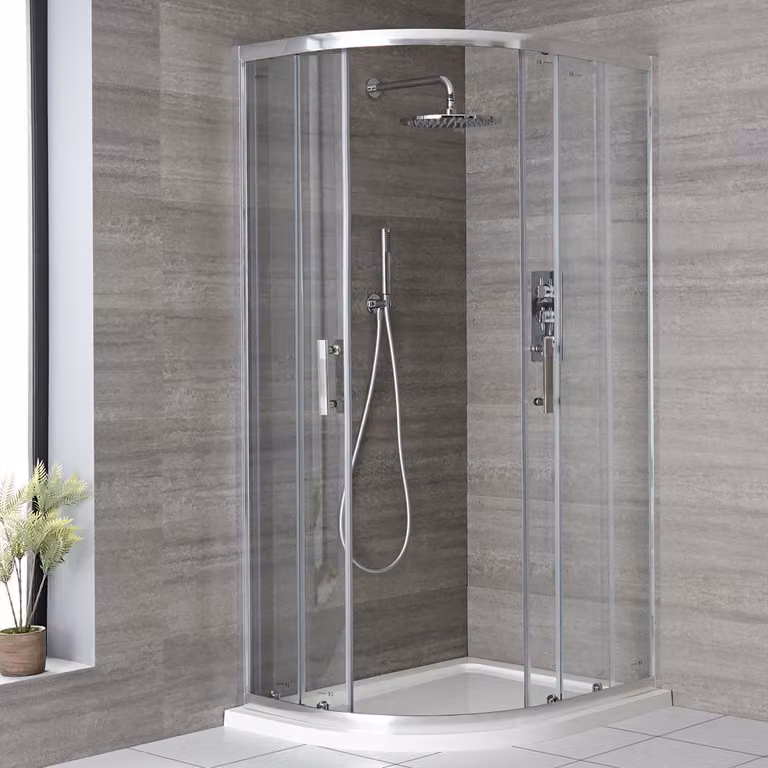 Box Doccia Angolare da 900mm x 760mm - Portland