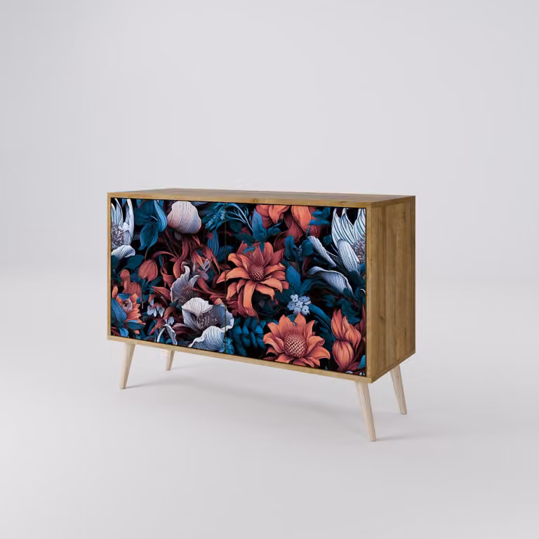 Cassettiera Spacerebels a 2 ante - credenza cassettiera - credenza alta - mobile guardaroba - soggiorno camera da letto - 57,5×111×42 (HxLxP)