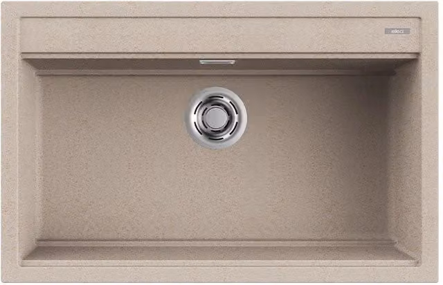 Lavello Elleci Incasso 1 vasca 79x51 Best 130 Granitek Avena LGB13051