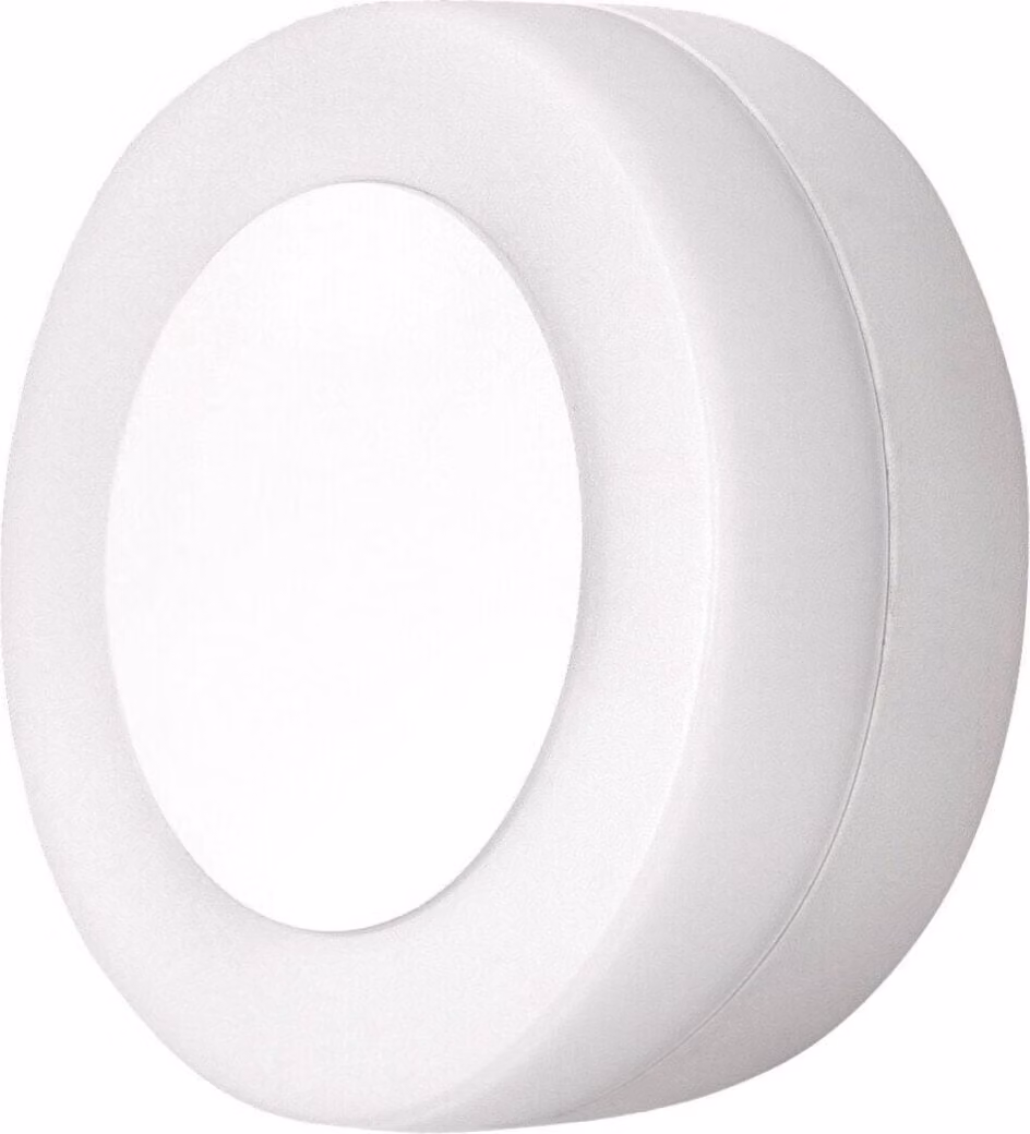 Elegante lampada da parete rotonda TUNE, variante: 9 W, 620 lm, 3000 K, bianco
