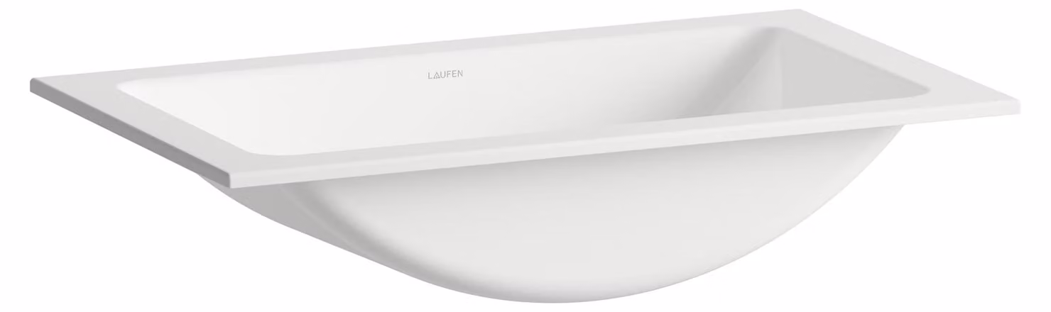 LAUFEN CLASSICS Lavabo à encastrer par le bas, rectangulaire, sans percement pour la robinetterie, sans trop-plein, 526x290x143mm, blanc brillant, H513CL20001121, H513CL20001121