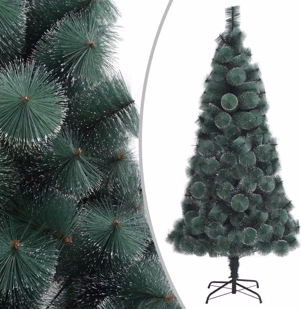 Maison Exclusive - Albero di Natale artificiale con supporto, verde, 120 cm, PET