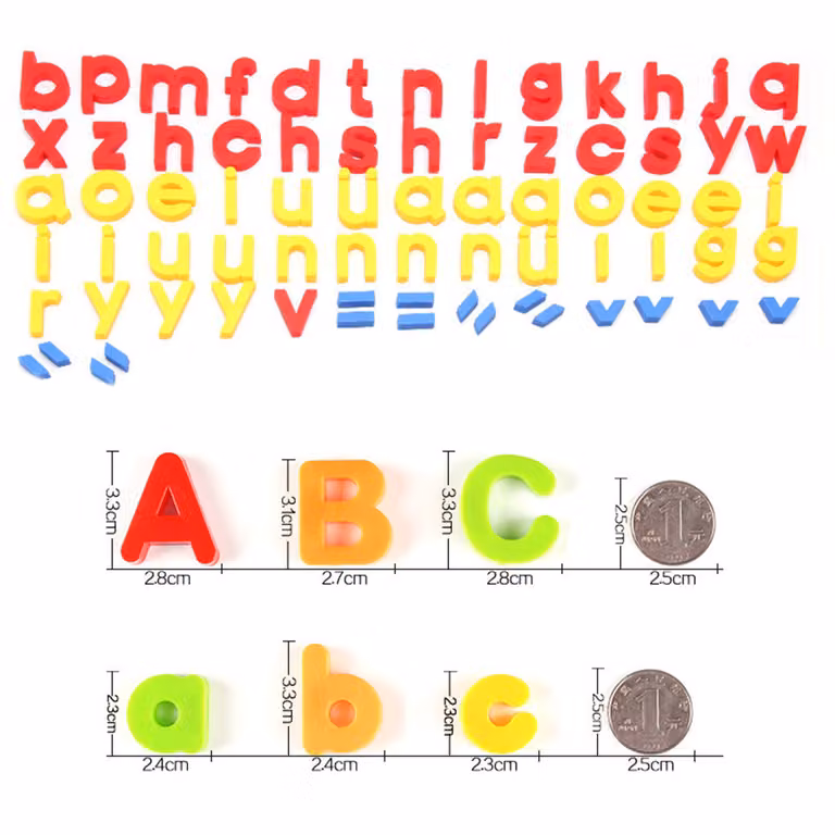 Set di giocattoli con lettere magnetiche