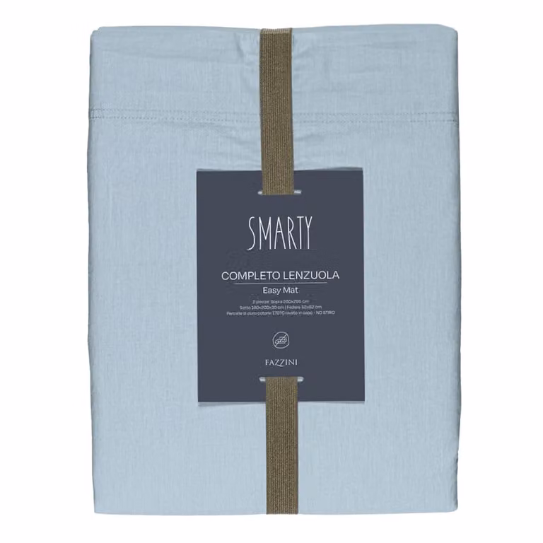 EASY MAT Completo letto - Taglia: 1 piazza,Colore: EASY MAT - AZZURRO
