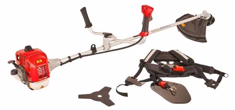 Tagliaerba a benzina - Cilindrata del motore: 32,6 cc - Larghezza di taglio: 43 cm - Manubrio tipo bicicletta