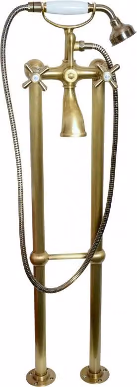 Slezák-RAV Miscelatore per vasca freestanding Slezák RAV Morava Retro MK150.5/2SM ottone vecchio