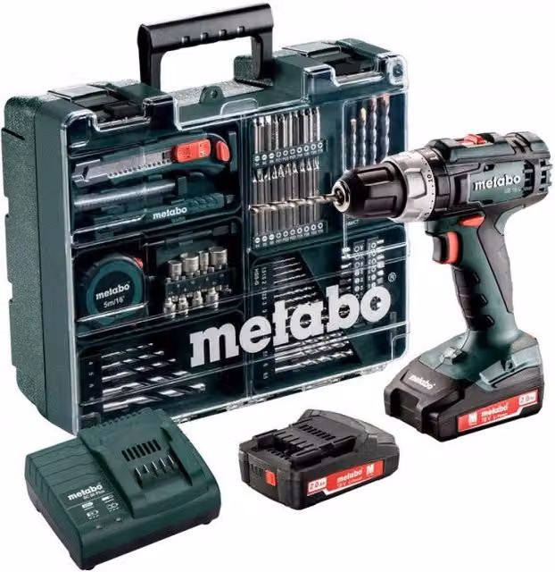 Metabo SB 18 L Set Trapano Avvitatore a Percussione con Batteria Ricaricabile Verde
