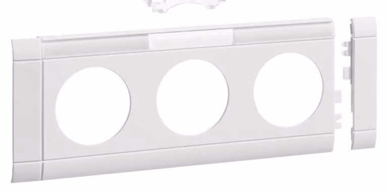 HAGER GB080319016 Coperchio per presa a 3 vie con etichetta (GB080319016)