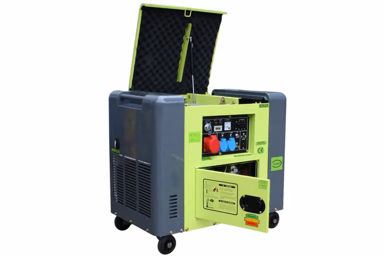 Varan Motors - 92625-ATS Generatore diesel 6,25kVA, 1 x 400V, 2 x 230V + avviamento elettrico ATS