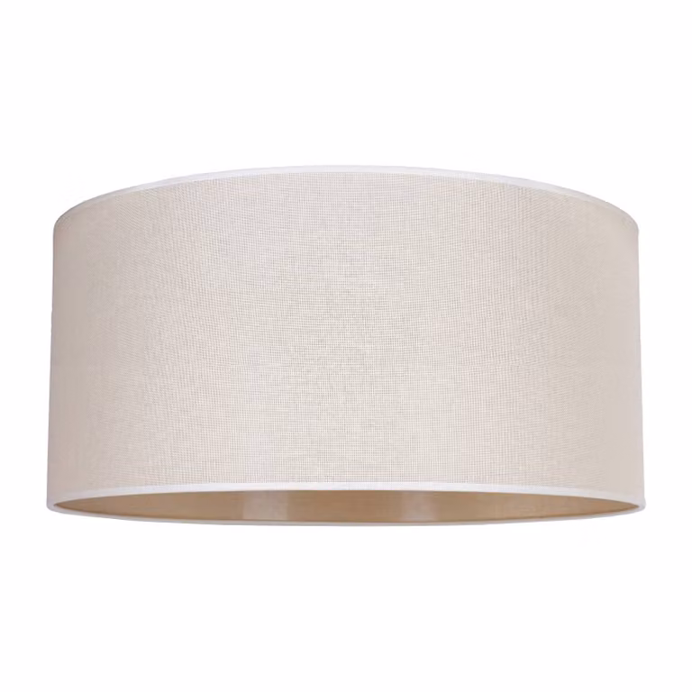 Paralume Roller, beige, Ø 50 cm, altezza 24 cm Roller Duolla, Tessuto / Stoffa / Seta