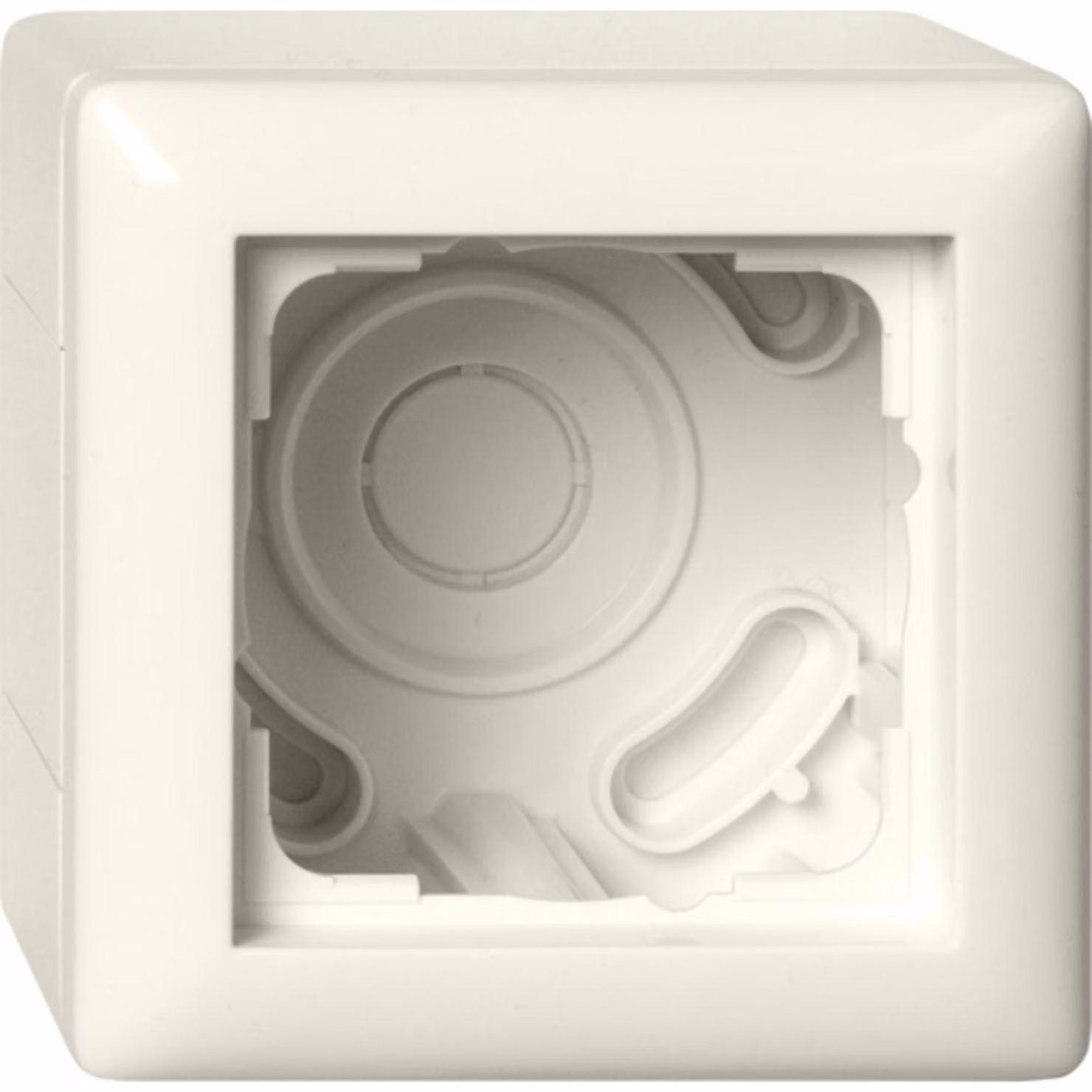 Gira custodia da esterno 1f + telaio Standard 55 Cwhite 106101