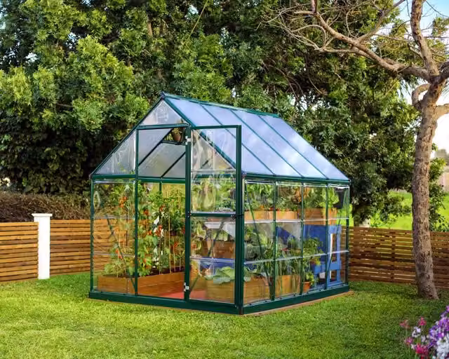 Serra Da Giardino in Policarbonato Hybrid 247X185X208 cm colore Verde