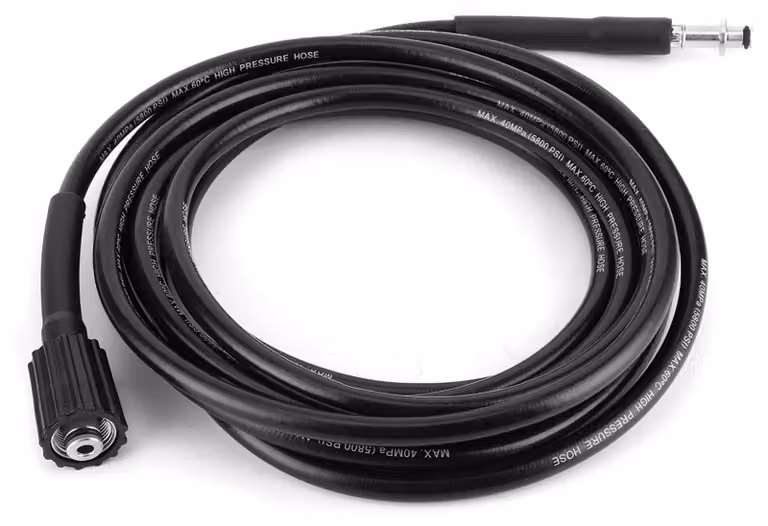 Tubo per idropulitrice, 8 metri / 26,25 piedi - Gomma - Adatto per modelli K2/K3/K4/K5 - Pressione massima: 40 MPa - Temperatura fino a 60°C - Nuovo di fabbrica - Tubo per acqua
